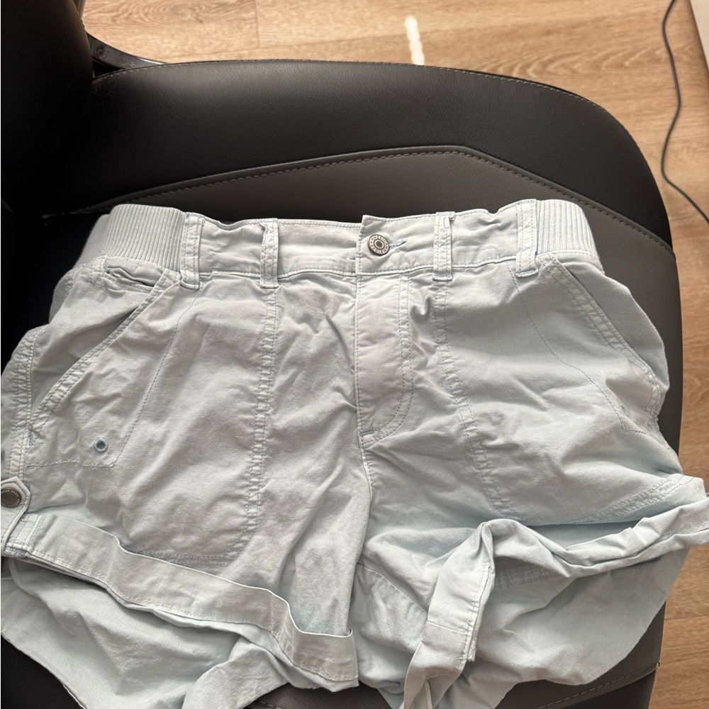 American Eagle Outfitters Light Gray Women's Cargo Shorts